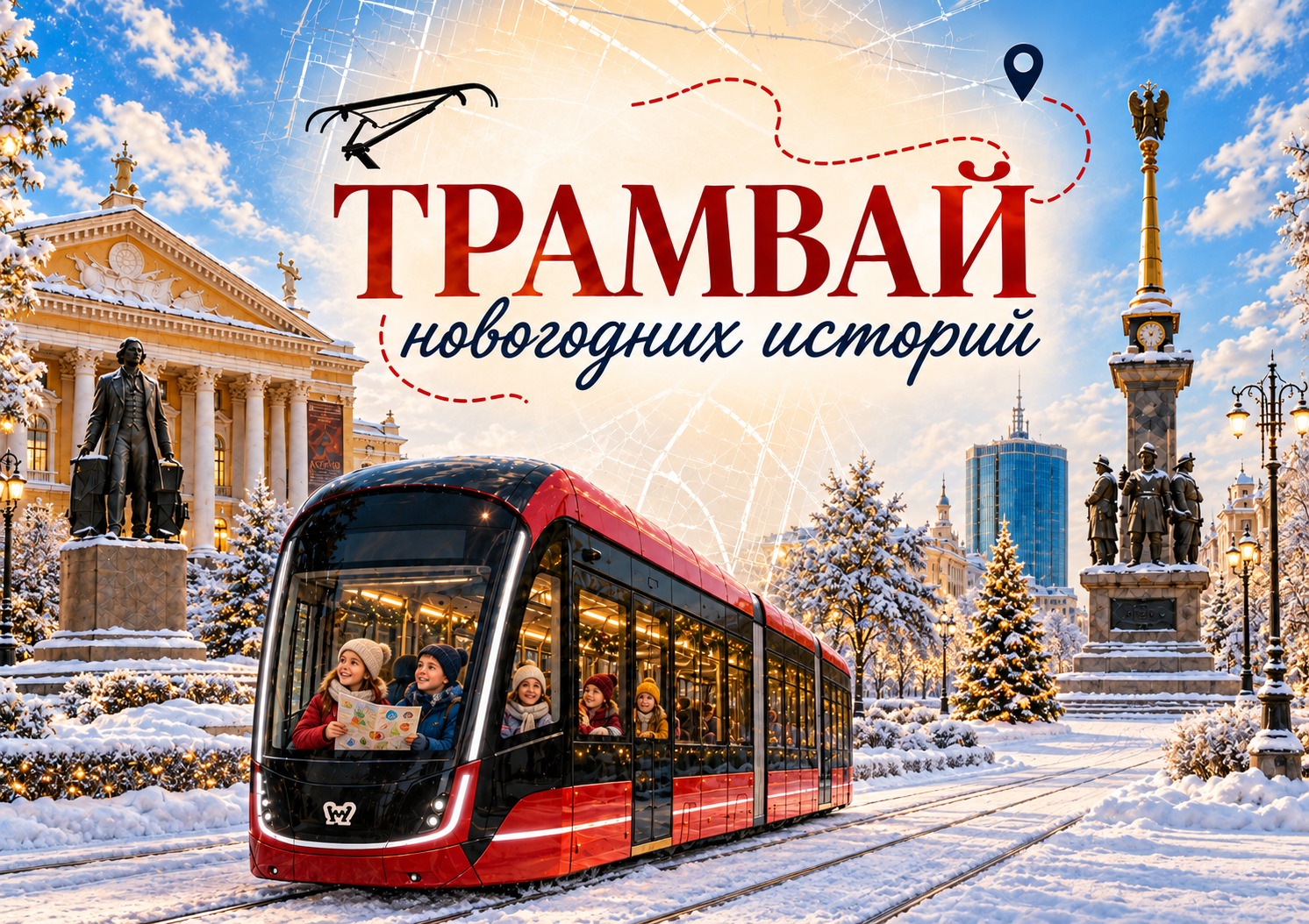 Трамвай новогодних историй